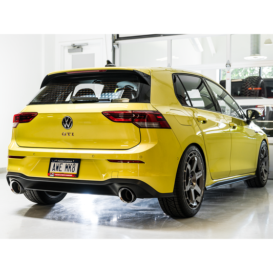 2022+ Volkswagen Golf GTI | AWE Tuning Touring Edition Cat-Back Exhaust w/Diamond Black Tips
