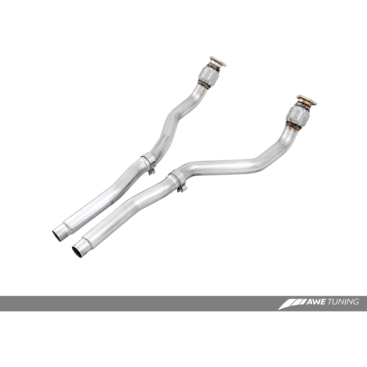 AWE Tuning Non-Resonated Downpipes Audi S4 | S5 3.0T 2010-2017 - 3220-11010