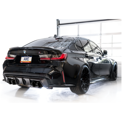 2021+ BMW M3 | M4 G8X | AWE SwitchPath Cat Back Exhaust w/Diamond Black Tips