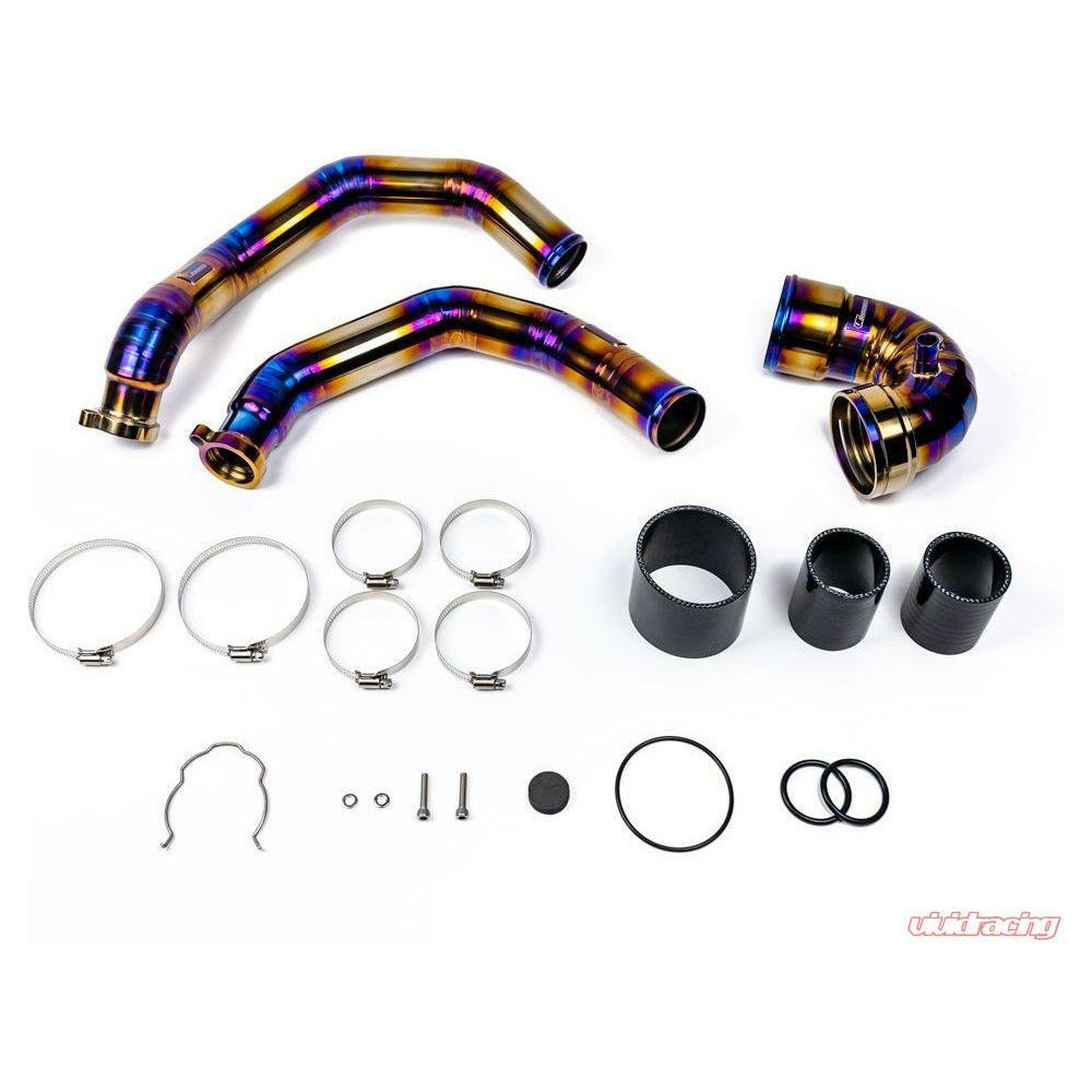 VR Performance Titanium Chargepipes and J-pipe BMW M3 | M4 | M2C | F8x 2015-2021