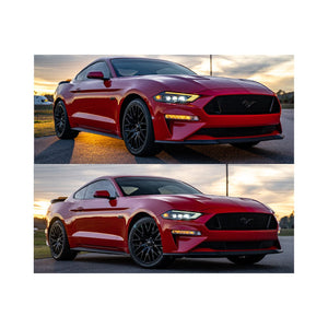 2018-2022 Ford Mustang | AlphaRex NOVA-Series Projector Headlights - Alpha-Black