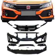 Load image into Gallery viewer, 2016-2021 Honda Civic | 10th-Gen Type-R Style Front Bumper Conversion