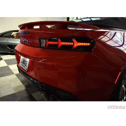 2016-2018 Chevrolet Camaro | Morimoto XB LED Tail Light Set Lambo | Smoked