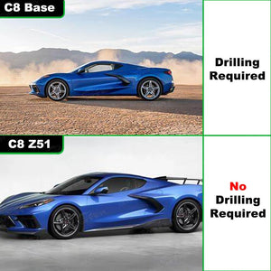2020-2023 Chevrolet Corvette C8 | Carbon Flash High Wing Spoiler/Wing